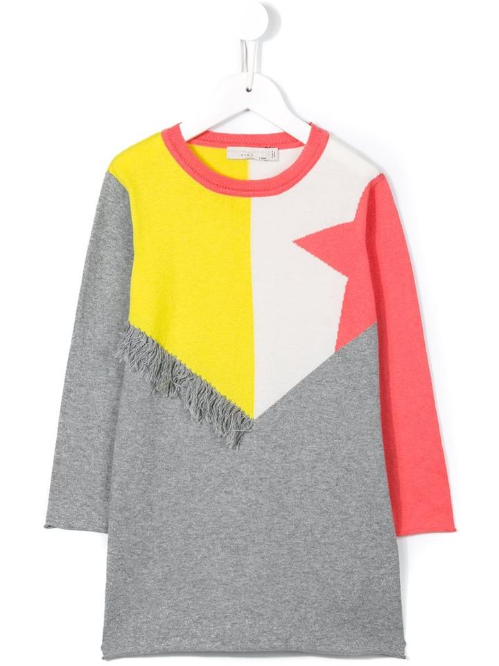 Stella Mccartney Kids 'molly' Knit Dress, Girl's, Size: 10 Yrs, Grey