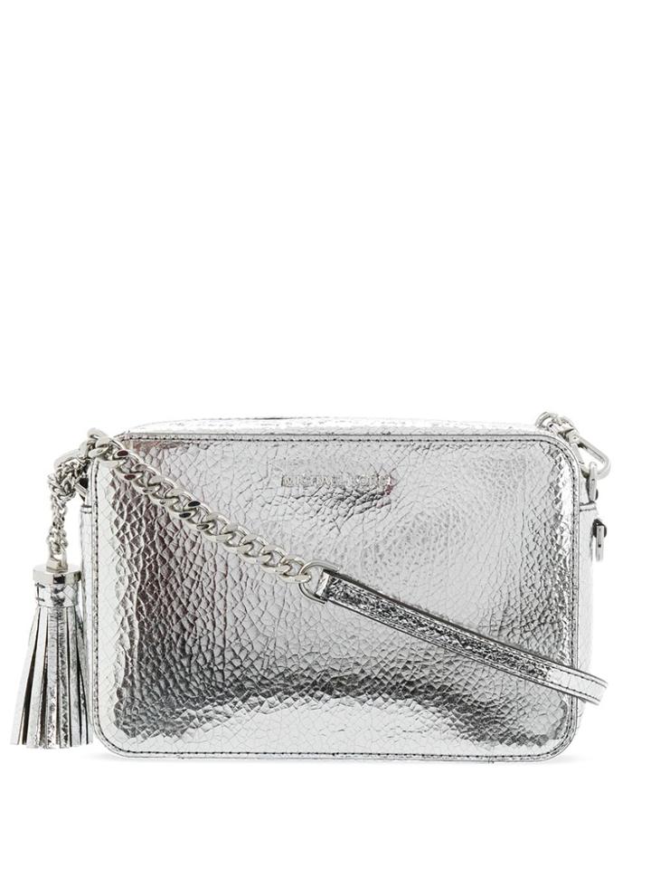 Michael Michael Kors Ginny Metallized Crossbody Bag - Metallic