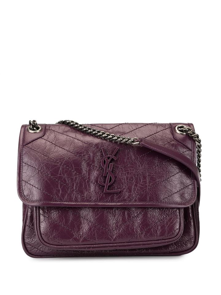 Saint Laurent Medium Niki Tote Bag - Purple