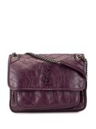 Saint Laurent Medium Niki Tote Bag - Purple