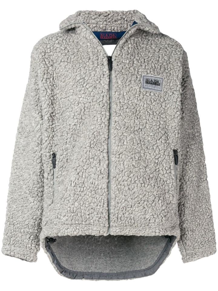 Napa By Martine Rose Shearling Zipped Jacket - Grey