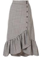 Baum Und Pferdgarten Ruffle Detail Asymmetric Skirt - Grey