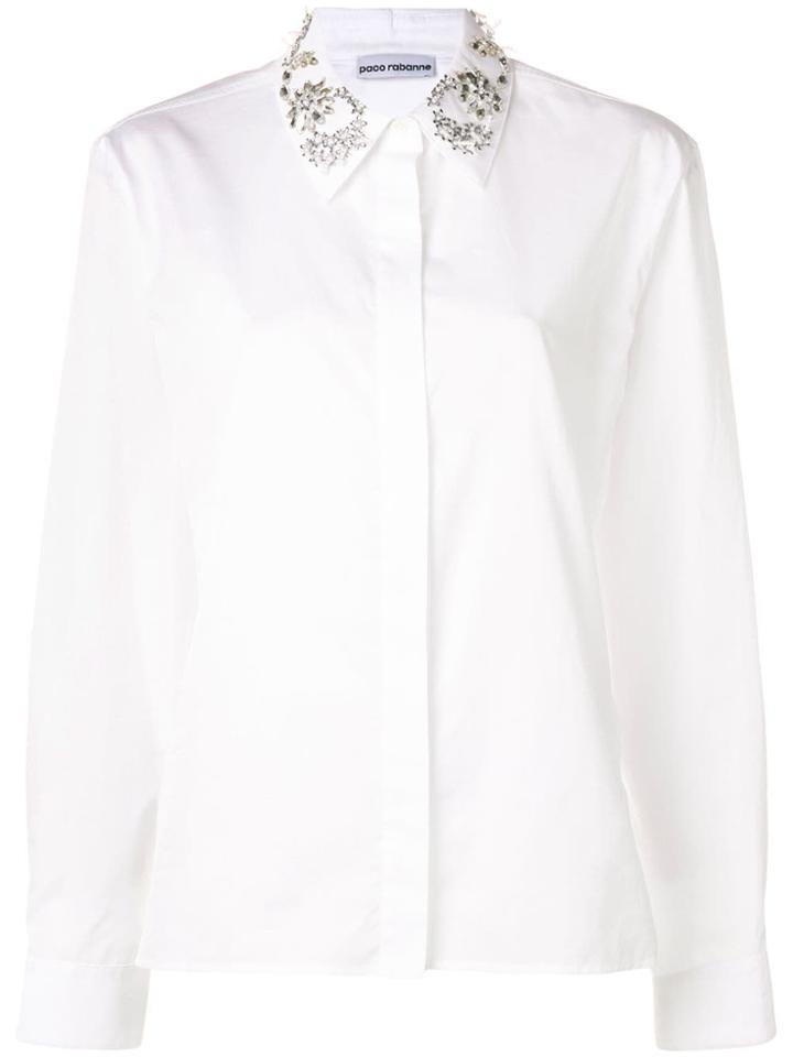 Paco Rabanne Plain Button Shirt - White