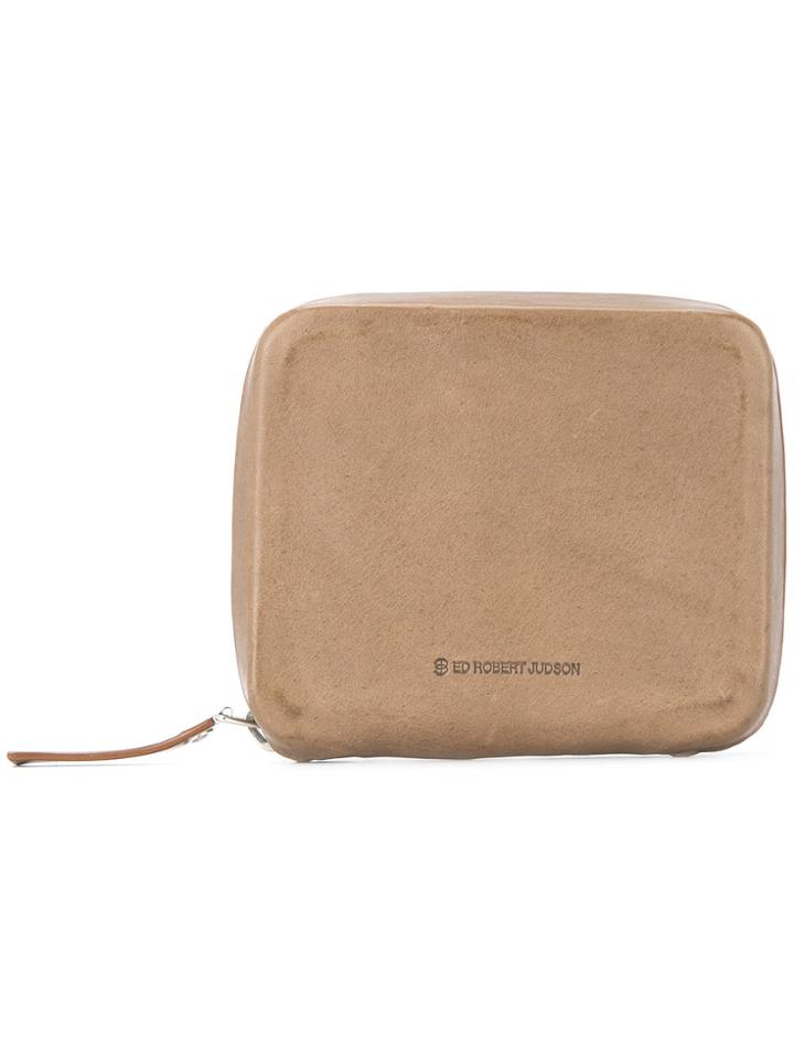 Ed Robert Judson Zip Around Wallet - Brown