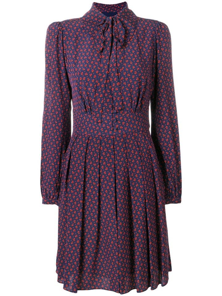 Michael Kors Collection Bow Tie Dress - Blue
