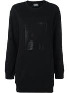 Karl Lagerfeld Embellished Sweater, Women's, Size: Xs, Black, Cotton