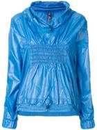 Adidas By Stella Mccartney Gathered Front Sports Jacket - Blue