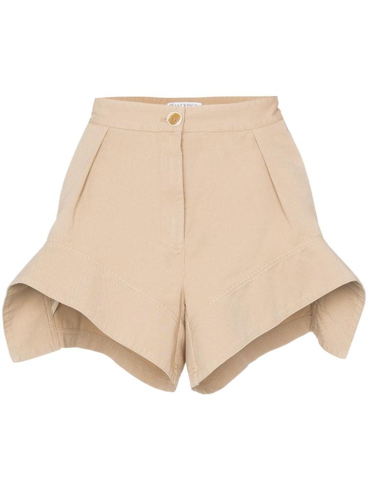 Jw Anderson Deconstructed Shorts - Neutrals
