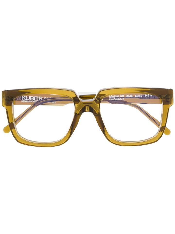 Kuboraum Maske K3 Glasses - Green