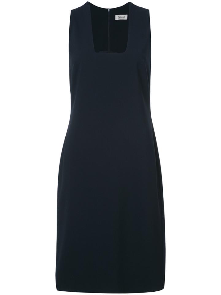 Nomia Square Neck Dress - Blue