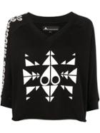 Moose Knuckles Logo Cutoff Sweatshirt - Black