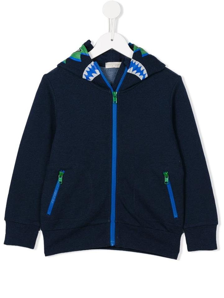 Stella Mccartney Kids 'bandit' Zip Hoodie, Boy's, Size: 8 Yrs, Blue