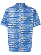 Lanvin Shark Print Shirt - Blue