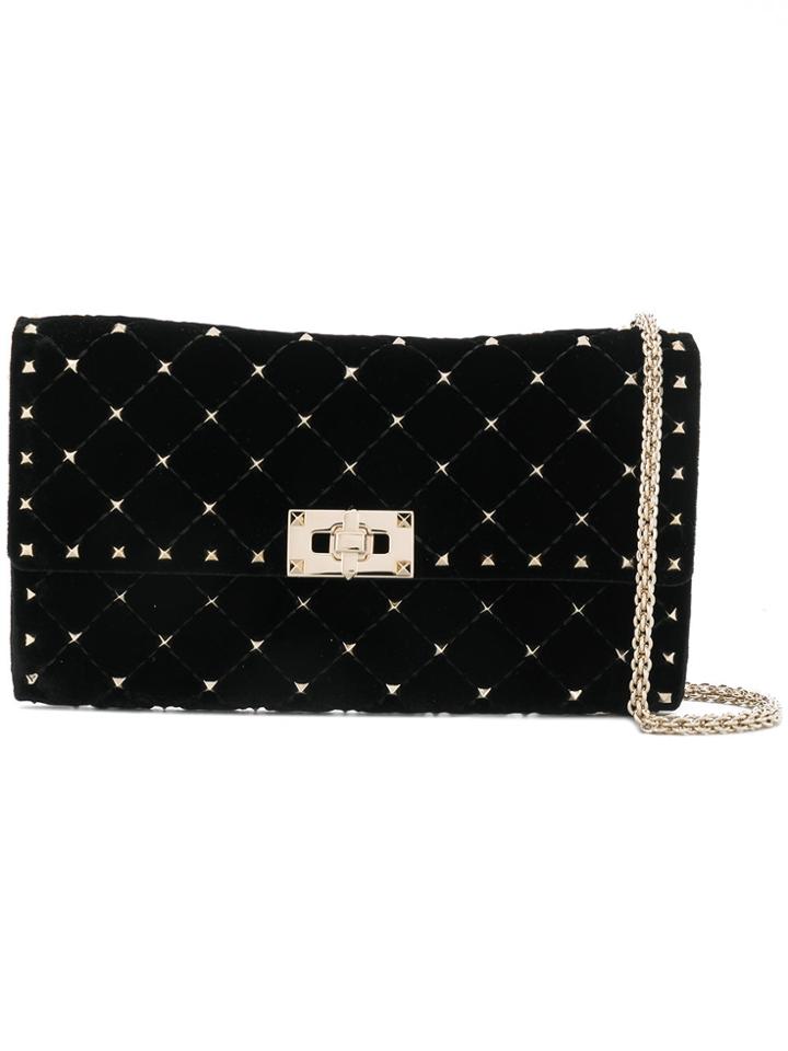 Valentino Valentino Garavani Rockstud Spike Shoulder Bag - Black