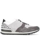Tod's Studded Lace-up Sneakers - Grey