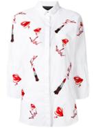 Philipp Plein Aries Shirt, Women's, Size: Large, White, Cotton/spandex/elastane