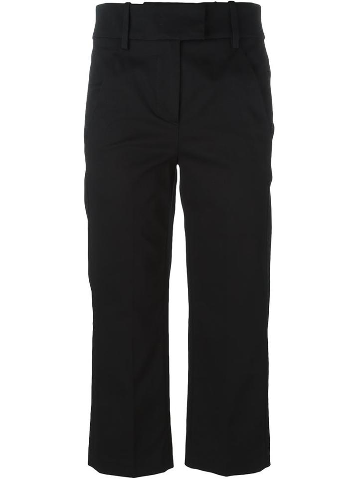 Dondup Ivy Trousers, Women's, Size: 44, Black, Cotton/spandex/elastane/acetate/viscose