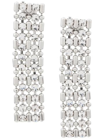 Silvia Gnecchi Statement Pendant Earring - Silver
