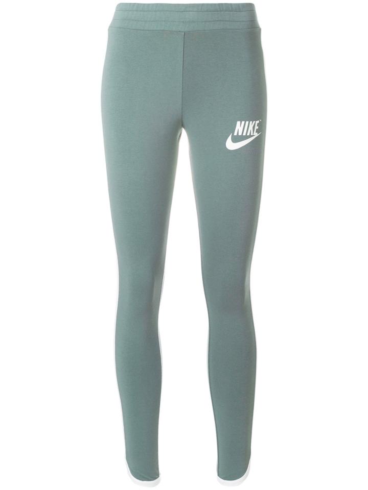 Nike Printed Logo Leggings - Green