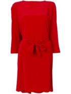 Gianluca Capannolo Belted Waist Dress - Red