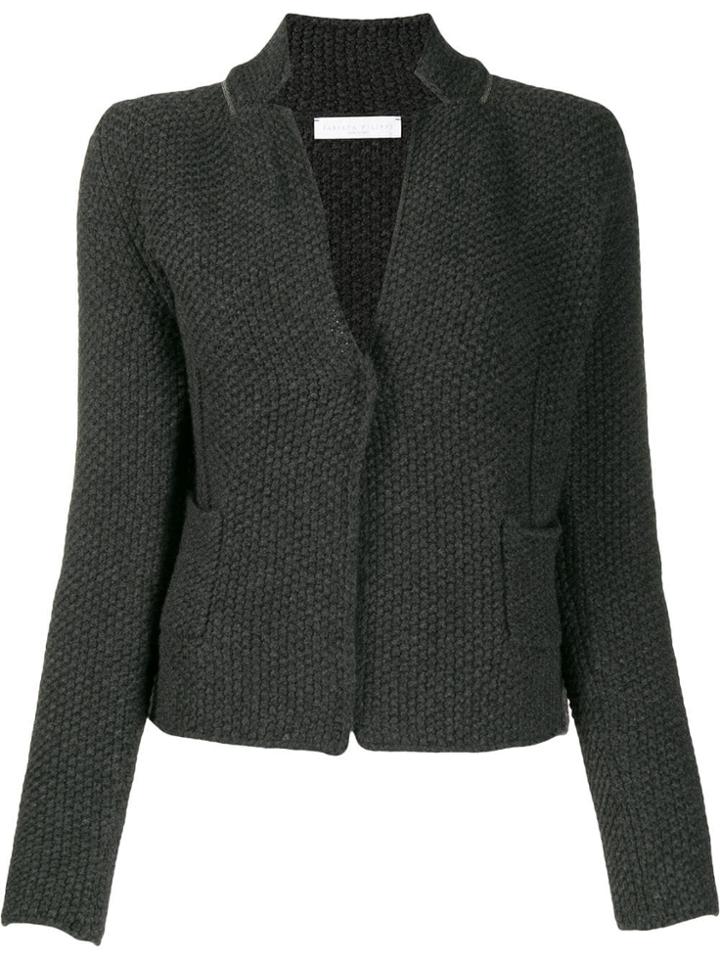 Fabiana Filippi High Collar Cardigan - Grey