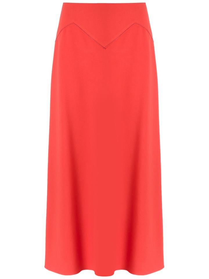 Talie Nk Midi Skirt, Women's, Size: 42, Red, Acetate/viscose