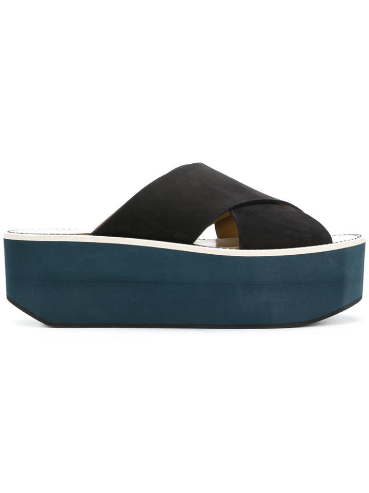 Flamingos Mamater Open-toe Sandals - Black