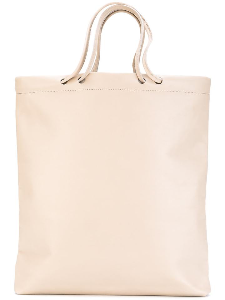 Isaac Reina - Adjustable Tote Bag - Women - Calf Leather - One Size, Nude/neutrals, Calf Leather