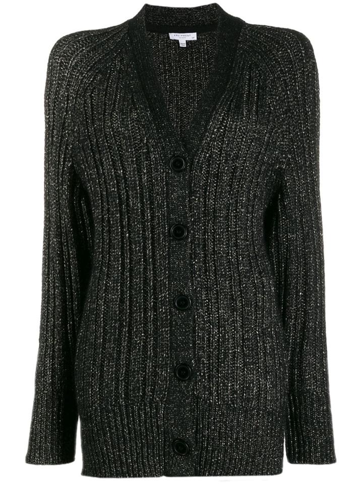 Equipment Button-up Cardigan - Black