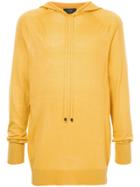 Maison Flaneur Longline Hoodie - Yellow & Orange