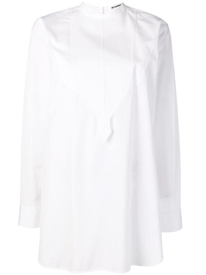 Jil Sander Bib Blouse - White