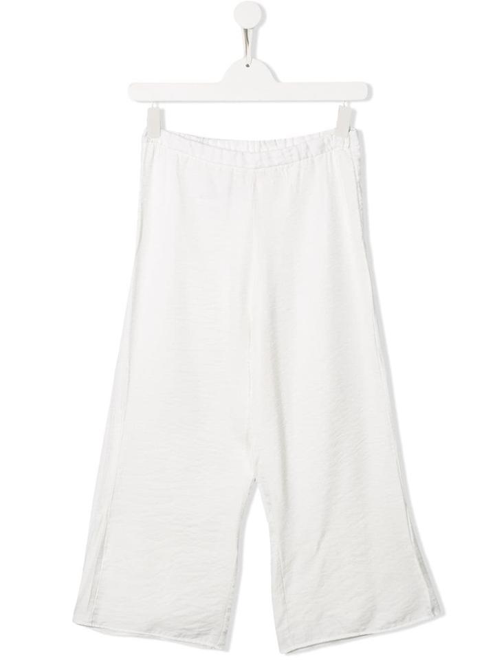 Douuod Kids Wide-leg Trousers - White