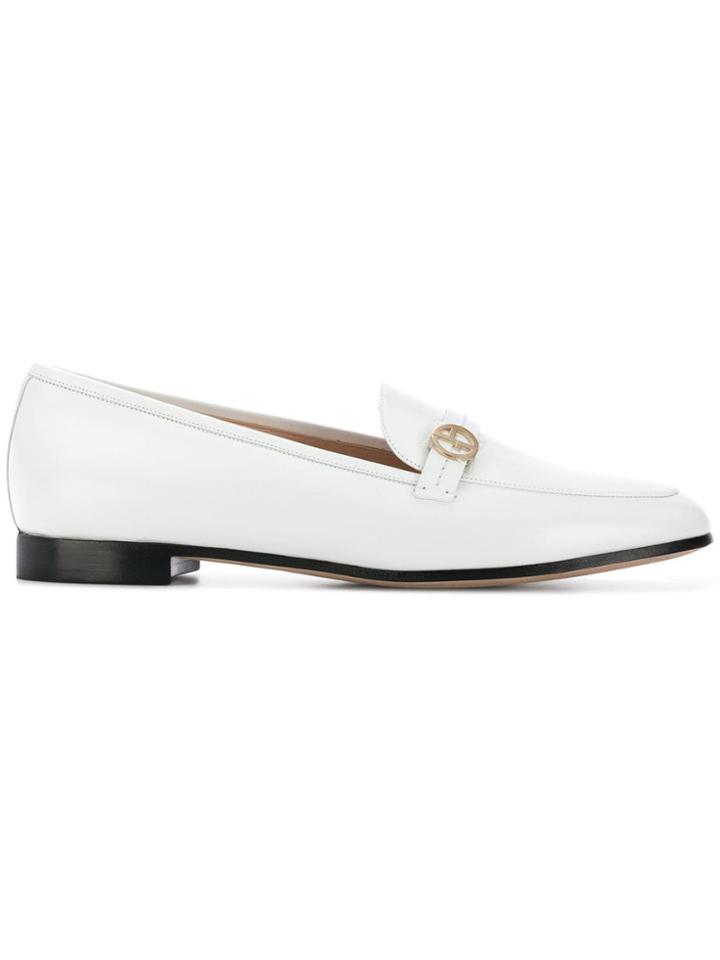 Giorgio Armani Classic Loafers - White