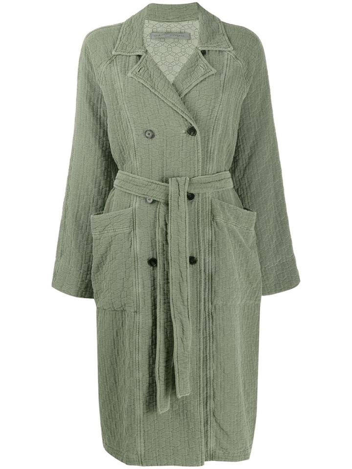 Raquel Allegra Vintage Jade Coat - Green