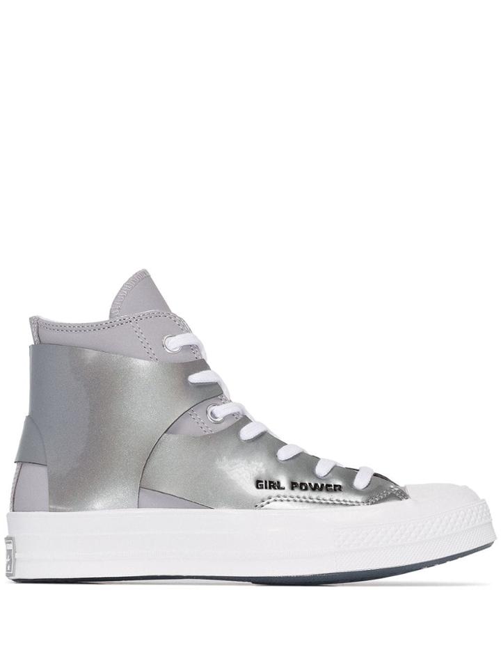 Converse X Feng Chen Wang Chuck 70 High-top Sneakers - Silver