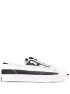 Takahiromiyashita The Soloist Striped Sneakers - Black