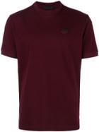 Prada Triangular Logo Patch T-shirt - Pink & Purple