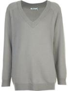 T By Alexander Wang - Oversized Sweater - Women - Cashmere/wool - Xs, Grey, Cashmere/wool
