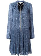Michael Michael Kors 'devonshire' Dress, Women's, Size: Xs, Blue, Polyester