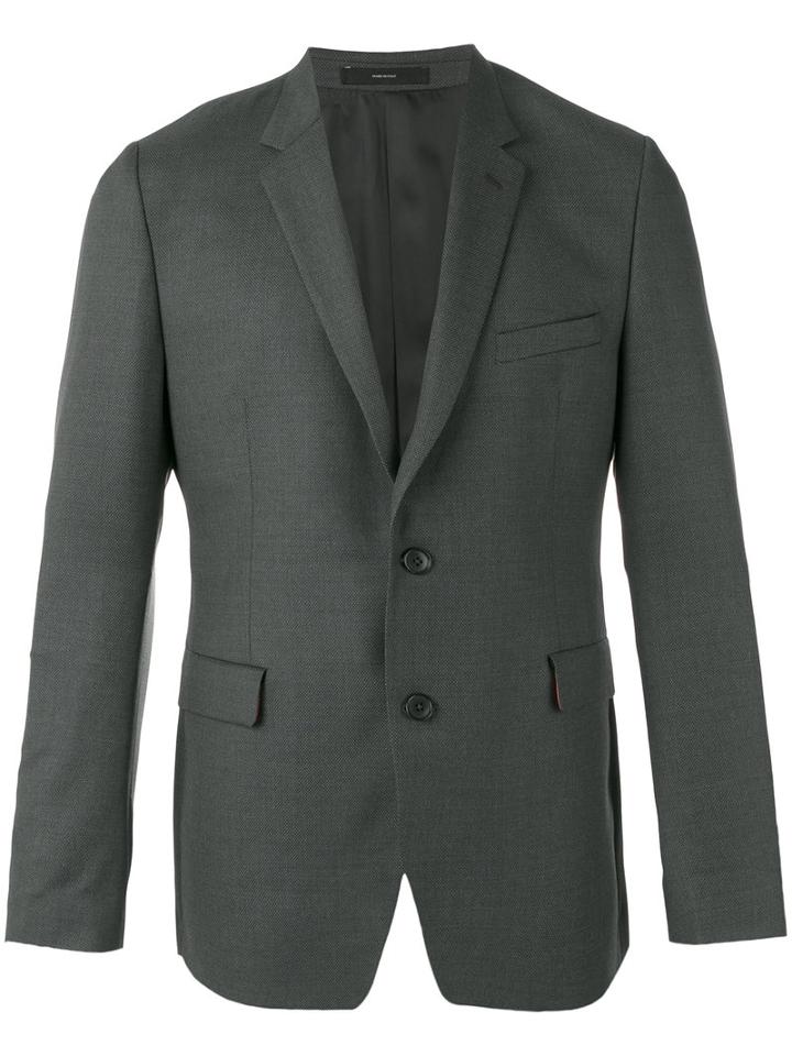 Paul Smith Two-button Blazer, Men's, Size: 38, Grey, Wool/cupro