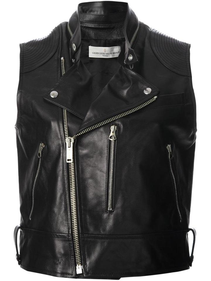 Golden Goose Deluxe Brand Sleeveless Biker Jacket