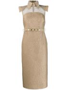 Fendi Shirt Tube Dress - Neutrals