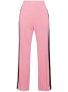 Ganni Dubois Stripe Track Pants - Pink & Purple