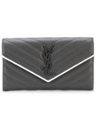 Saint Laurent Lou Lou Envelope Wallet - Grey