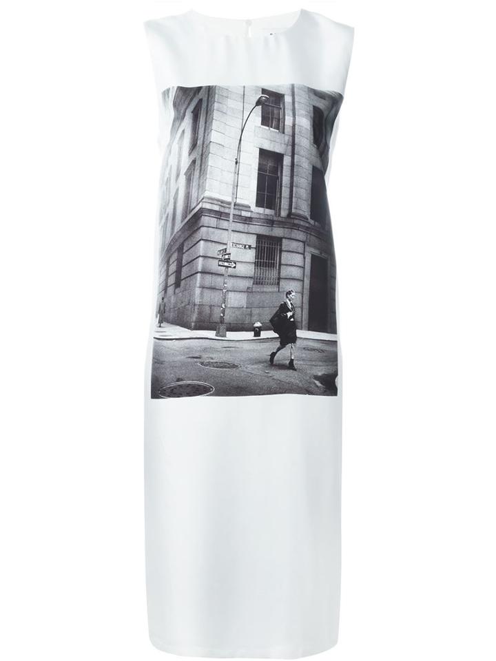 Dkny 1994 Print Sleeveless Dress