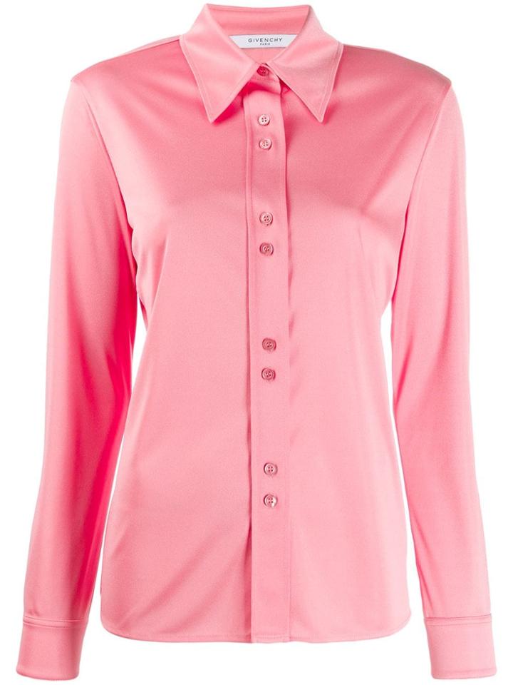 Givenchy Button-down Long-sleeve Shirt - Pink