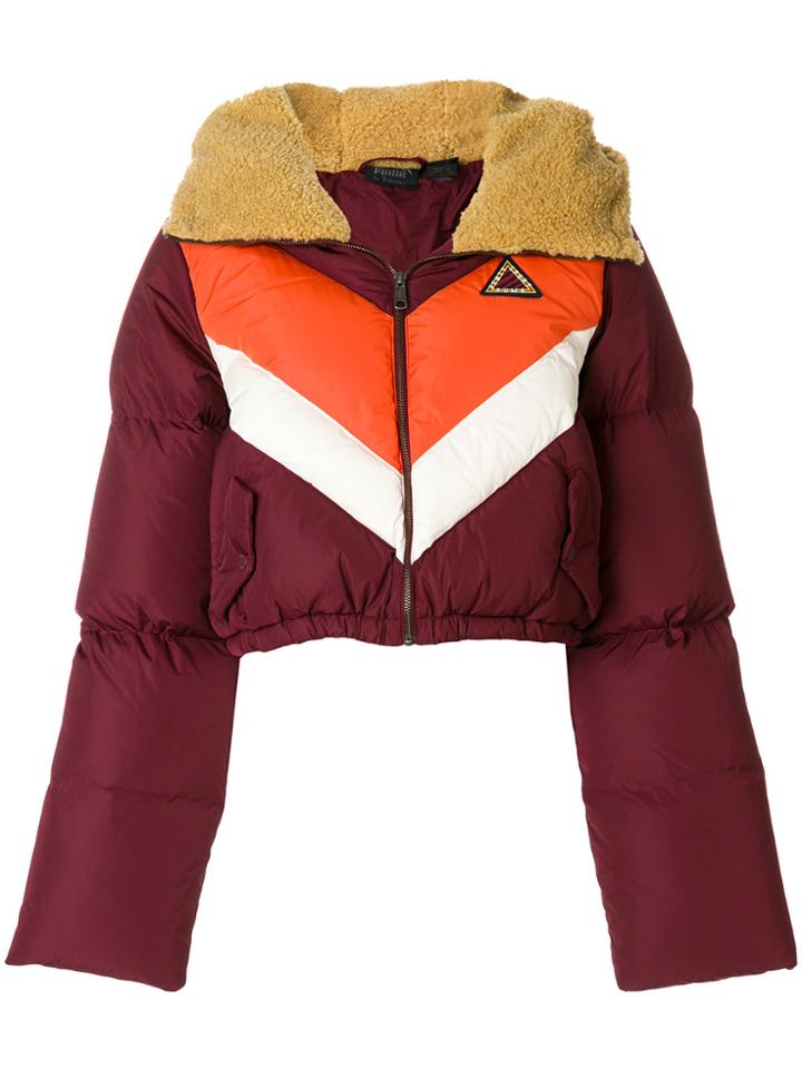 Fenty X Puma Cropped Padded Jacket - Red