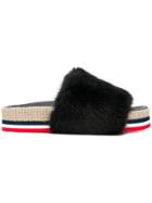 Moncler Evelyne Platform Slides - Black
