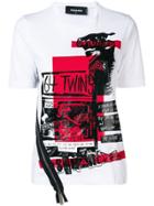 Dsquared2 Collage Print T-shirt - White