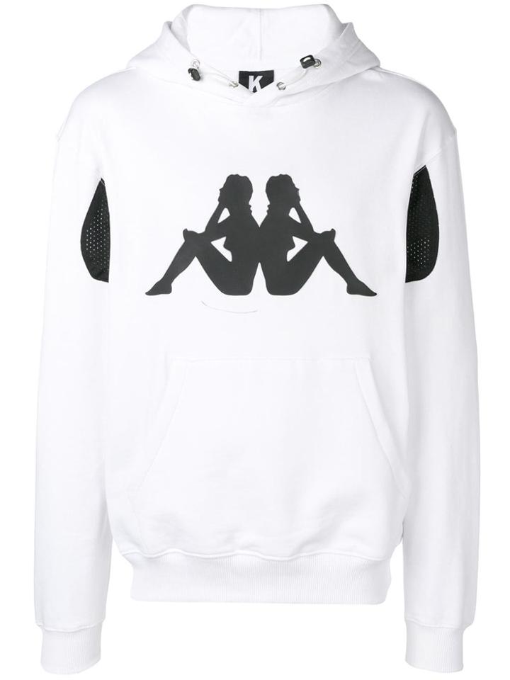 Kappa Kontroll Printed Hoodie - White